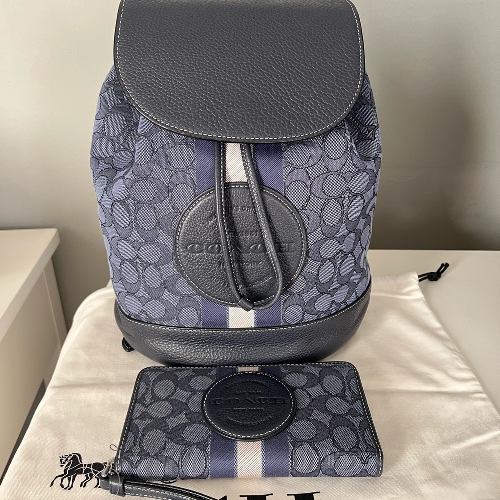 Dempsey Drawstring Backpack With Coach Patch And … - image 2